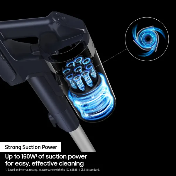 Samsung VS15A6031R4/EU  JetTM 60 Turbo Cordless Stick Vacuum Cleaner - 40 Minutes Run Time - Teal Violet