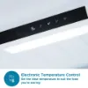 Sensis RFCMF0154ES 54cm Total No Frost Fridge Freezer - Silver