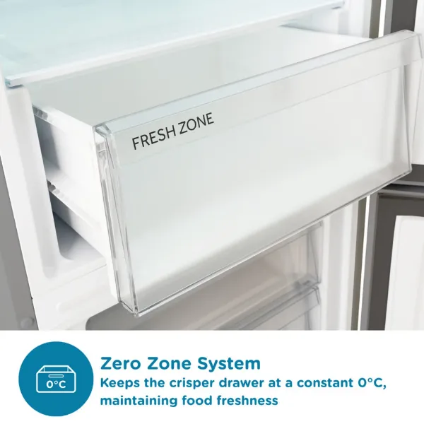 Sensis RFCMF0154ES 54cm Total No Frost Fridge Freezer - Silver
