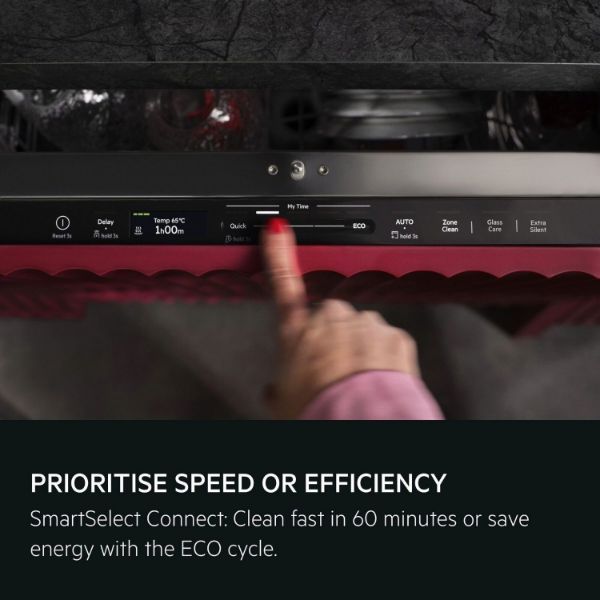 AEG GI8200A1SN 8000 Series Integrated Full Size Wifi Enabled Dishwasher