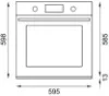 Bertazzoni FPRO6117PTN3 Professional Series 60cm Pyrolytic Built-In Oven in Carbon
