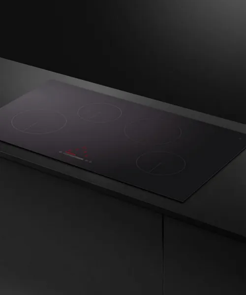 Fisher & Paykel CI904CTB1 90cm 4 Zone Induction Hob - Black Glass