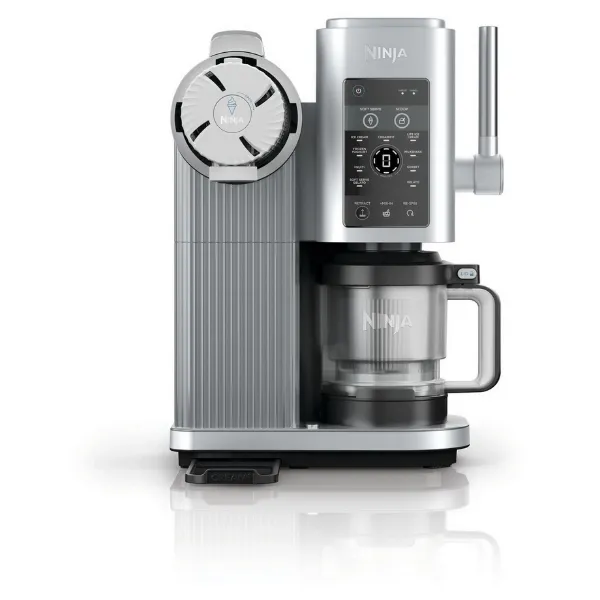 Ninja NC701UK Swirl by CREAMi 13-in-1 Soft Serve & Ice Cream Maker - Platinum Silver