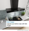 Bosch DWB95CC60B Series 4 90 cm Wall-mounted Cooker Hood in Matt Black 