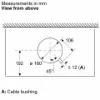 Bosch DBB67DP60B Integrated Design Hood in Matt black 