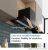 Bosch DBB85CC60B Integrated Design Hood in Matt Black 