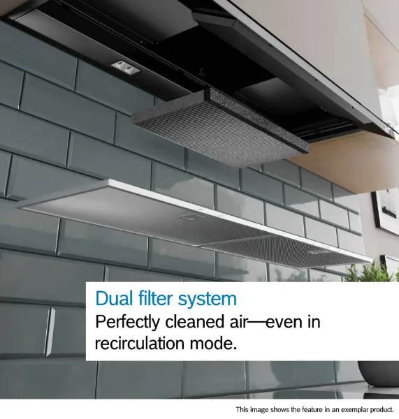Bosch DBB65CC60B Integrated Design Hood in Matt Black 