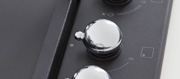 Bertazzoni P905LHERNE Heritage Series 90cm 5 Burner with Left Wok Burner Gas Hob in Matt Black