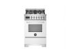 Bertazzoni PRO64L1EBIT2 Professional 60cm Single Dual Fuel Cooker in White