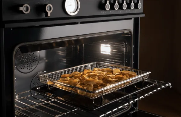 Bertazzoni PRO64L1EART2 Professional 60cm Single Dual Fuel Cooker in Orange