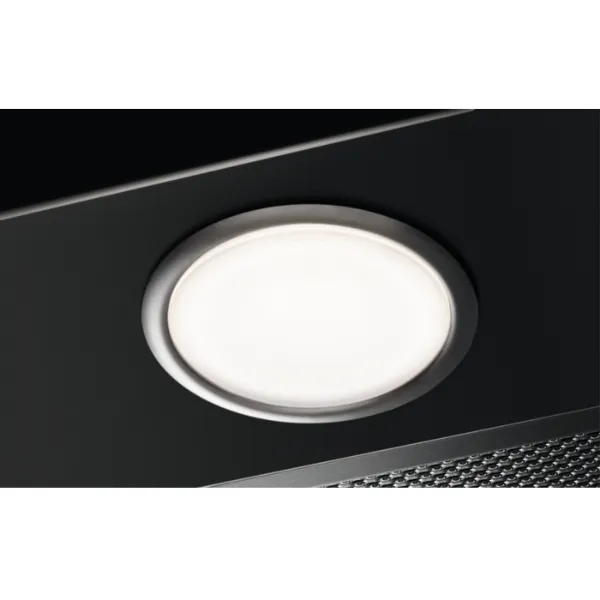 AEG DBX3651R 6000 ExtractionTech Wall Mounted Cooker Hood Matt Black_LED Lighting Detail
