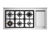 Bertazzoni PRO126G2EGIT2 Professional 120cm Dual Fuel Range Cooker in Yellow