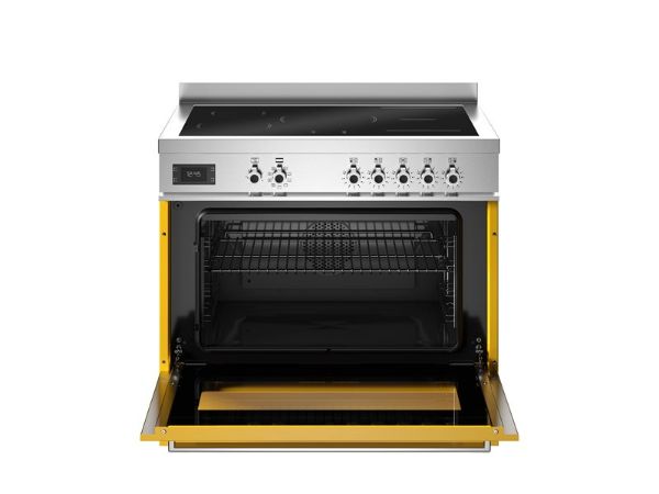 Bertazzoni PRO95I1EGIT2 Professional 90cm Single Induction Range Cooker in Yellow