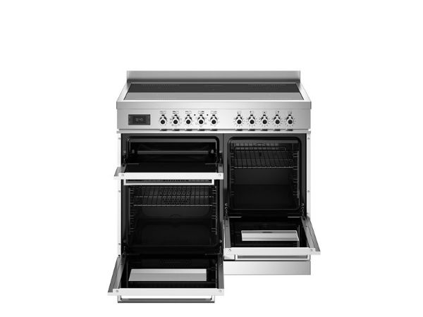 Bertazzoni PRO105I3EBIT2 Professional 100cm Triple Induction Range Cooker in White