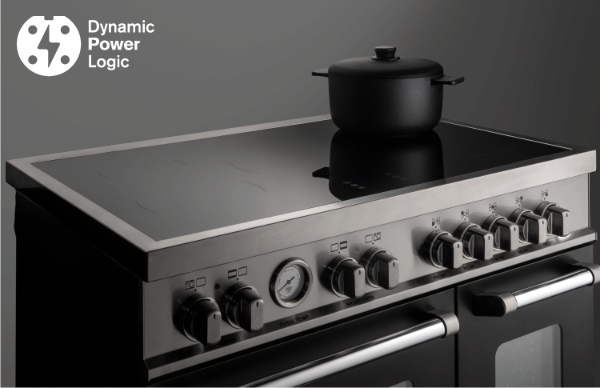 Bertazzoni PRO115I3EROT2 Professional 110cm Triple Induction Range Cooker in Red