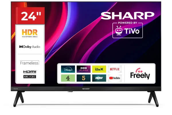 Sharp 1T-C24HE2245KB HDR TV - Black_main
