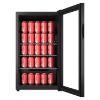IKBEV85BK Undercounter Beverage Cooler – Black_open
