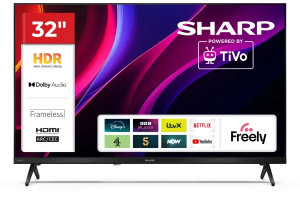 Sharp 1T-C32HE2245KB HDR TV - Black_main