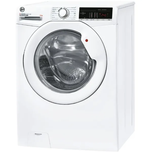 Hoover H3W 49TA4/1-80 Washing Machine, 9kg, 1400 Spin, White, B Rated_side