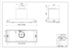 Faber Victory 2.0 54cm Integrated Cooker Hood_dimensions