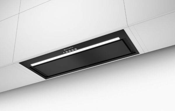 Faber Inca Lux 3.0 EVO X 70cm Black Integrated Canopy Cooker Hood_front