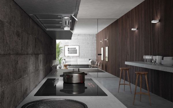 Faber In-Nova Smart Plus A60 60cm Integrated Cooker Hood_installed