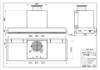 Faber In-Nova Smart Plus A120 120cm Integrated Cooker Hood_dimensions