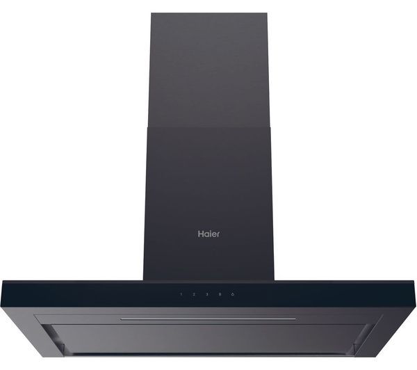 Haier HATS9CBS4B Chimney Cooker Hood - Black_under