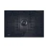 Haier HAVG75TBBP Series 4 Gas on Glass Hob - Black - 5 Rings_main