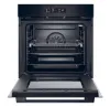 Haier H6 ID25G3YTB2 Built-in Pyrolytic Single electric multifunction Oven - Black_open