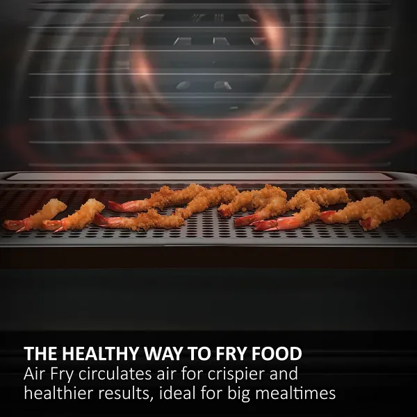 Haier H6 ID25G3YTB2 Built-in Pyrolytic Single electric multifunction Oven - Black_fry