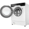 Haier BHA6S696M6D9-80 Integrated Washer Dryer, 9kg/6kg, 1600 Spin, White, D Rated _open