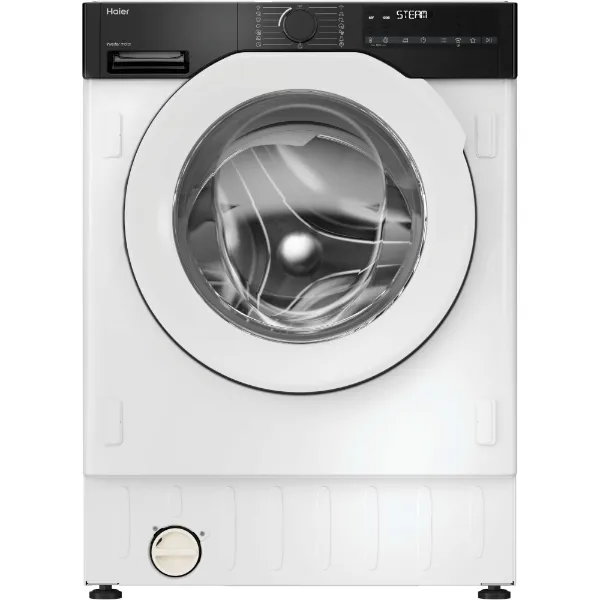 Haier BHA6S69M6D9J-80 Integrated Washing Machine, 9kg, 1600 Spin, White, A Rated_main