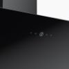 Faber Shadow 90cm Black Glass Wall Mounted Angled Cooker Hood_touch