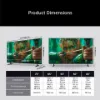 Sony K65S25M2PB.UKA 65" 4K BRAVIA 2 II Direct LED Google TV_dimensions