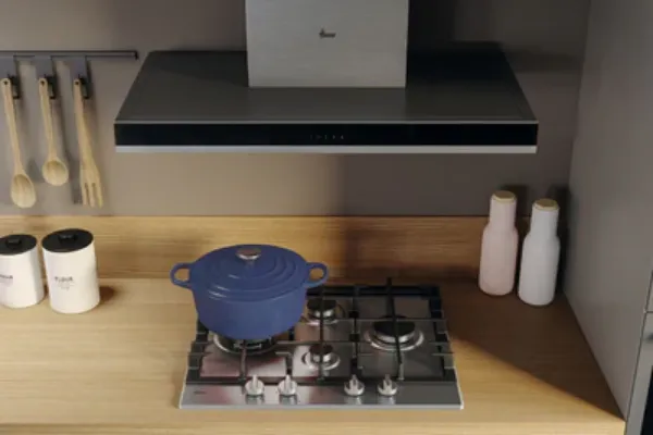 Hoover HTS9CBH3X H-Hood 300 Cooker Hood - Stainless Steel - 90cm_view