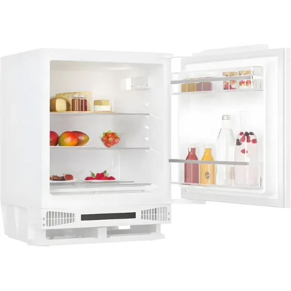 Hoover WCKLSE68EWK White Built-in Under Counter Larder Fridge - 135L - E Energy_side