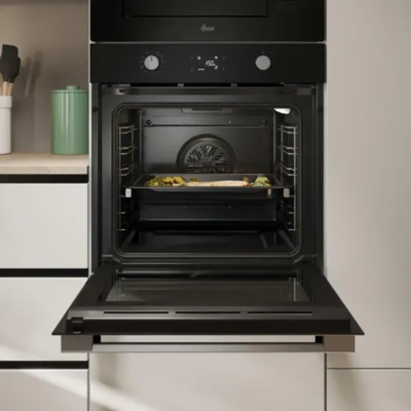 Hoover HO6 H5B3YTX Collection 3 Electric Oven + Pyrolytic & Hydrolytic Clean - Stainless Steel_open