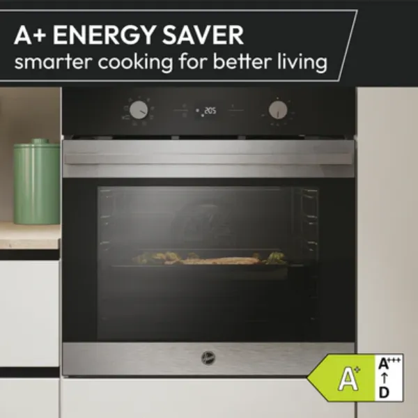 Hoover HO6 H3T1HTX Collection 3 Electric Oven + Hydrolytic Clean - Stainless Steel_energy