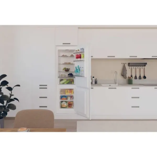 Hoover HOBBML18EK H-Fridge 300 Integrated Fridge Freezer - White - 250L_view