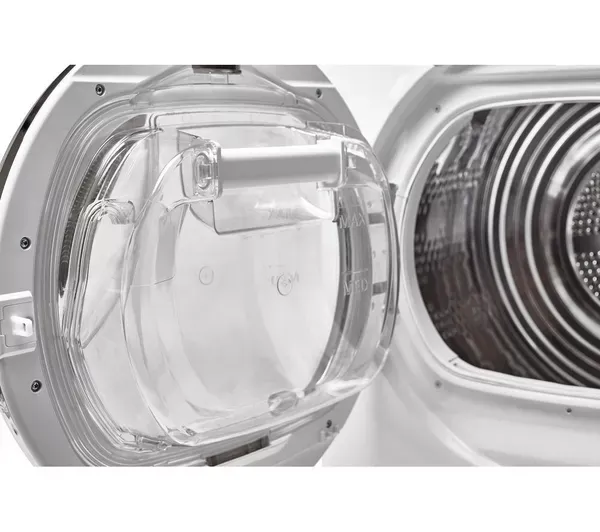 Hoover BATD H7A2TCE-80 Integrated WiFi-enabled 7 kg Heat Pump Tumble Dryer_open