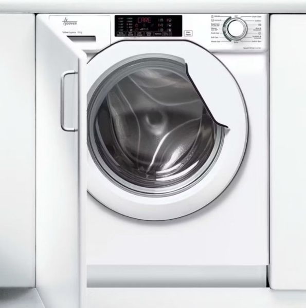 Hoover HBWS 494DMSW5-80 9kg Fully Integrated Washing Machine 1400rpm_open