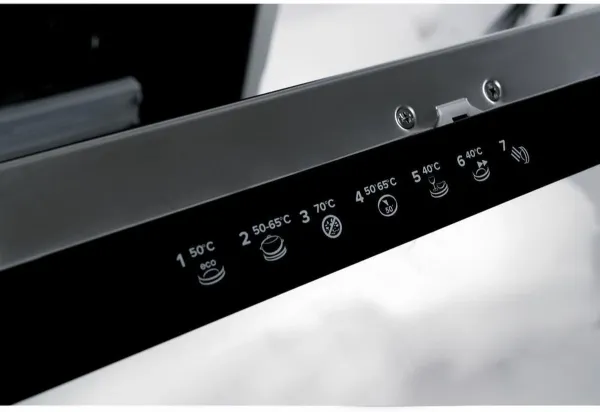 CDA CDI4251 45cm Slimline Integrated Dishwasher_Control Panel Detail