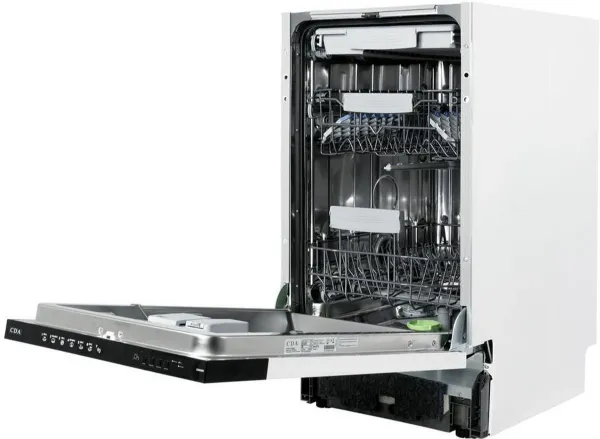 CDA CDI4251 45cm Slimline Integrated Dishwasher_Angled View