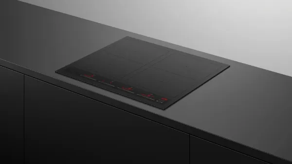 Fisher & Paykel CI604ZZDTB5 4 Zone Induction Hob - Black_angled view 2