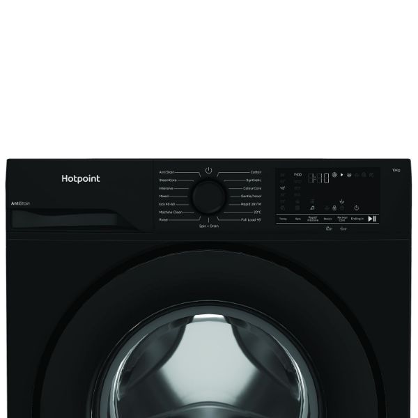 Hotpoint H 101B ANTI STAIN UK 10kg 1400 Spin Washing Machine - Black