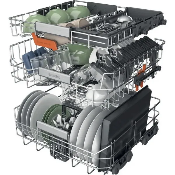 Hotpoint H8F HP51X UK Dishwasher in Stainless Steel  - 15 Place Settings