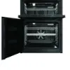Hotpoint HDME6VDC2AB 60cm Double Oven Electric Cooker with Ceramic Hob - Black