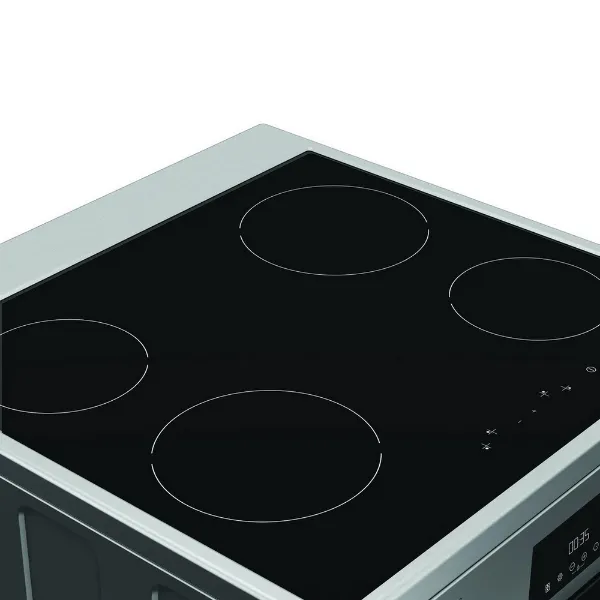 Hotpoint HDME6VDC2AX 60cm Double Oven Electric Cooker with Ceramic Hob - Stainless Steel