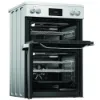 Hotpoint HDME6VDC2AX 60cm Double Oven Electric Cooker with Ceramic Hob - Stainless Steel